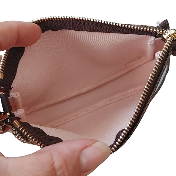 Louis Vuitton Damier Ebene Vivienne Holiday Mini Rose Ballerine - Picture 5 of 15